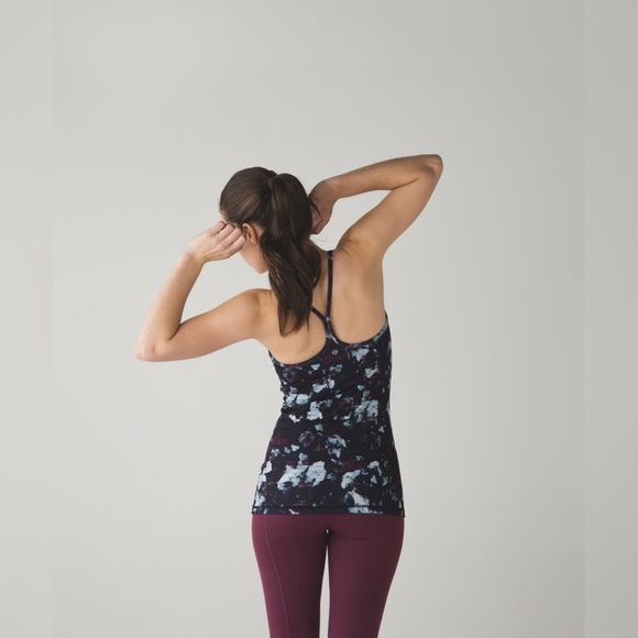 Lululemon Power Y Tank Luon Static Blossom - Picture 2 of 10